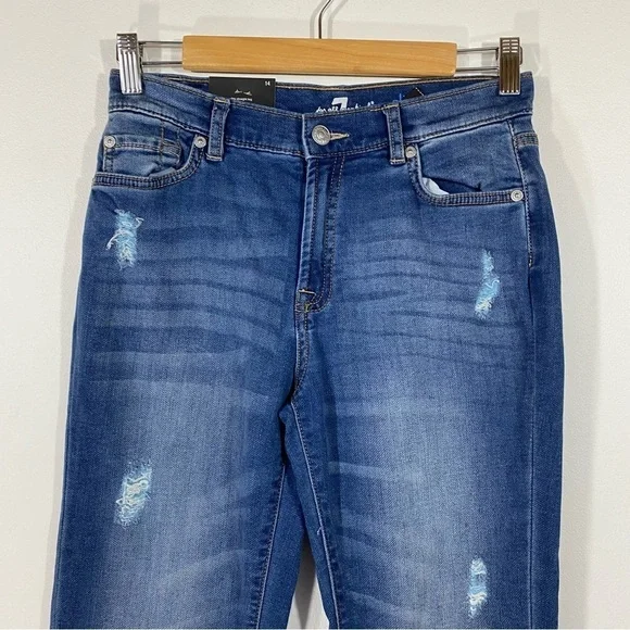 NWT 7 For All Mankind Boys Dark Wash Slimmy Fit Jeans - Picture 3 of 9